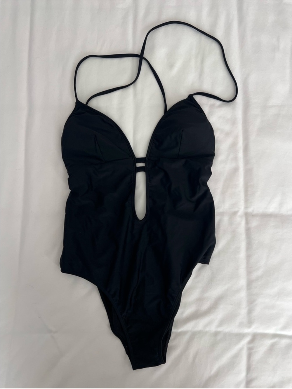Abercrombie & Fitch Black One-Piece Swimsuit